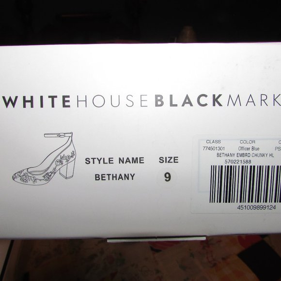 WHBM Embroidered Suede Pumps - Picture 4 of 9